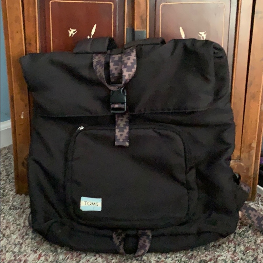 Tom's Trekker Black Back Pack